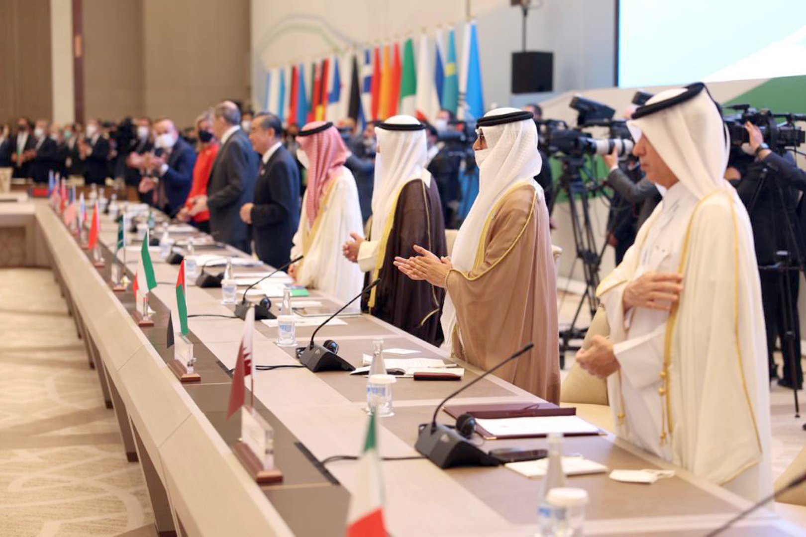 UAE ministers attend Central and South Asia conference