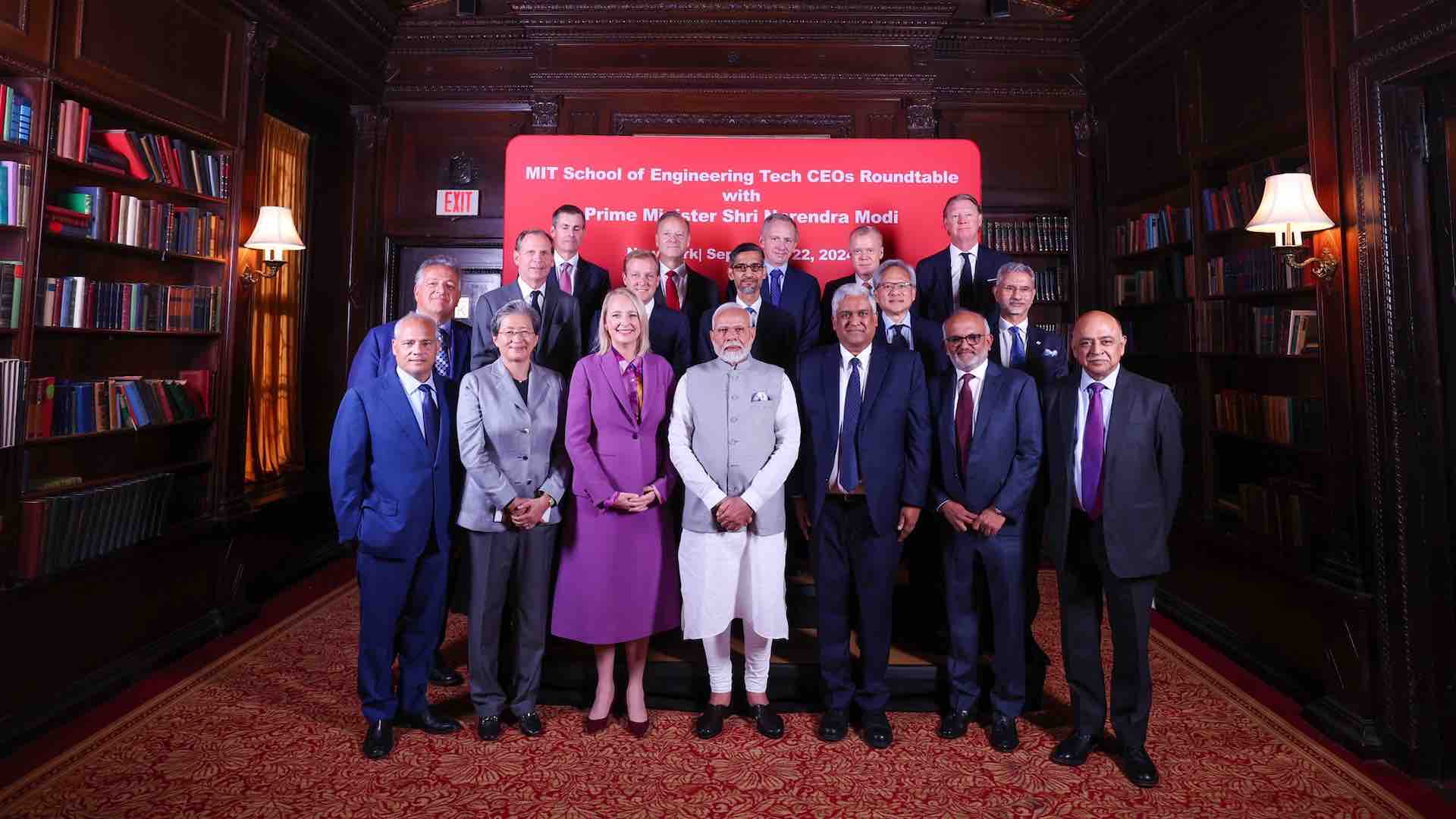 PM Modi urges global tech firms to invest in India at New York roundtable